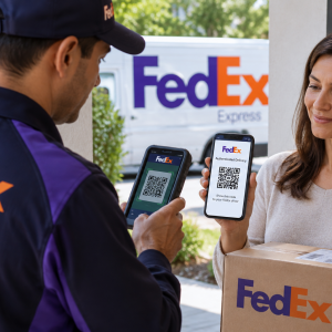 États-Unis et Canada : FedEx sécurise la livraison des colis de valeur par QR code